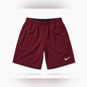 Gorpcore Nike Athletic Boys Shorts ,Size M Deep Maroon / Burgundy